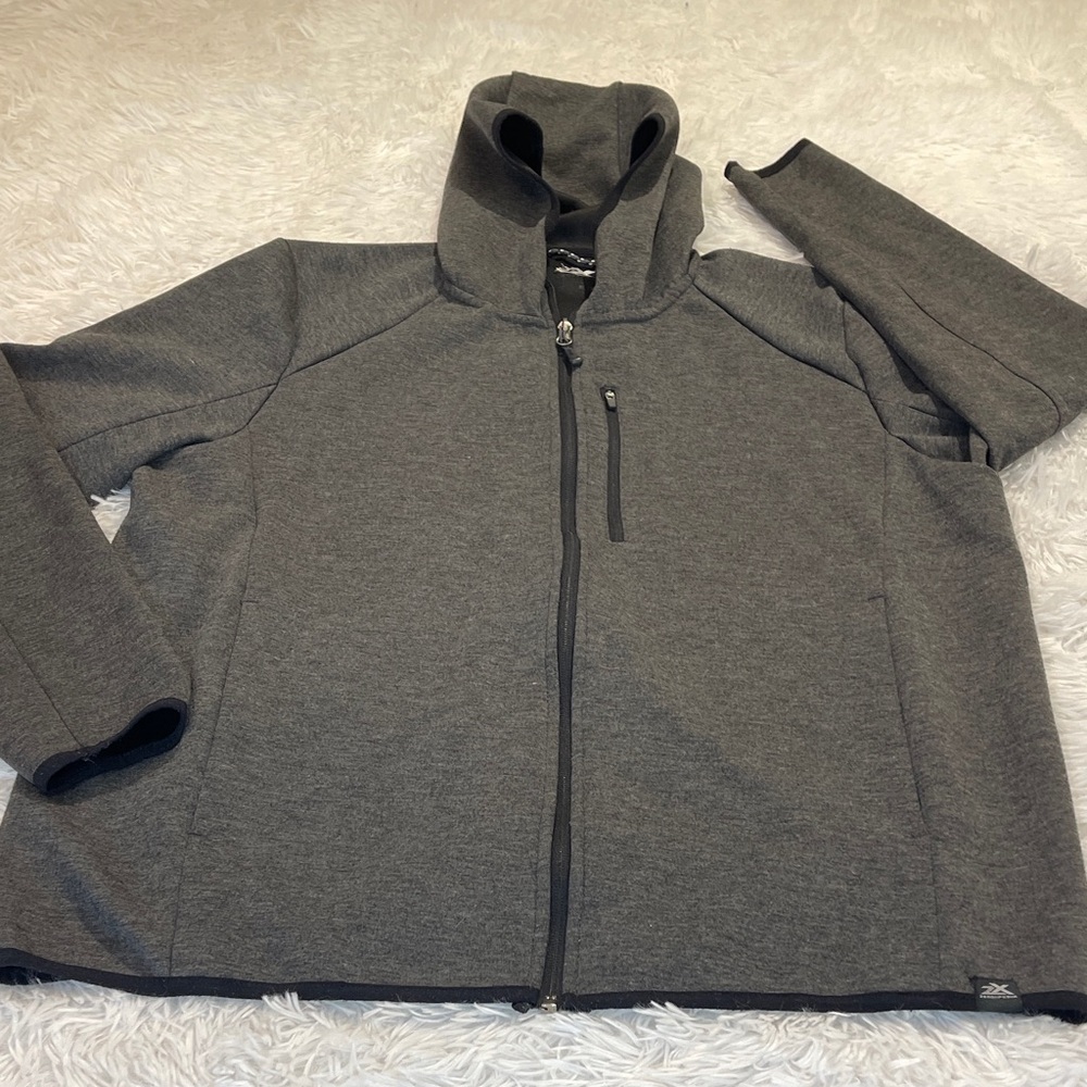 ZeroXposur Men's Charcoal Performance Jacket ZIP UP HOODIE SIZE Xl